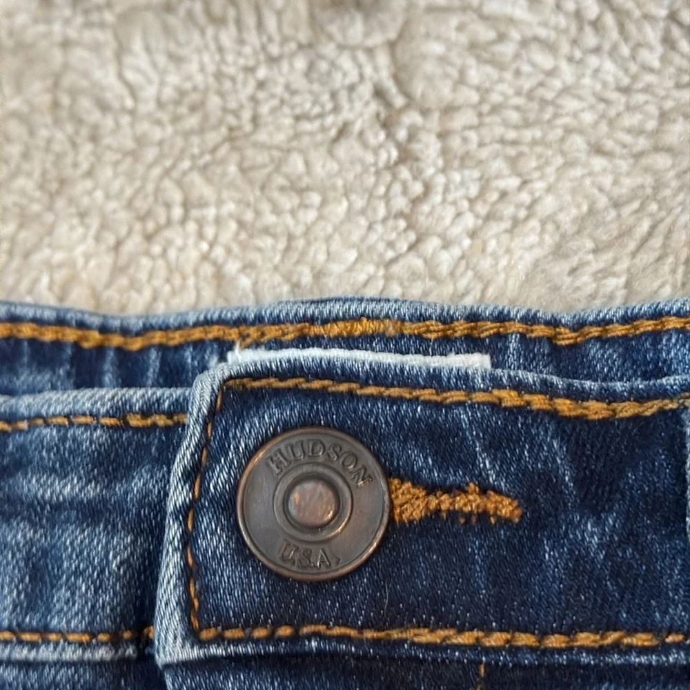 Hudson jean shorts girls XSmall dark wash denim classic preppy quiet luxury